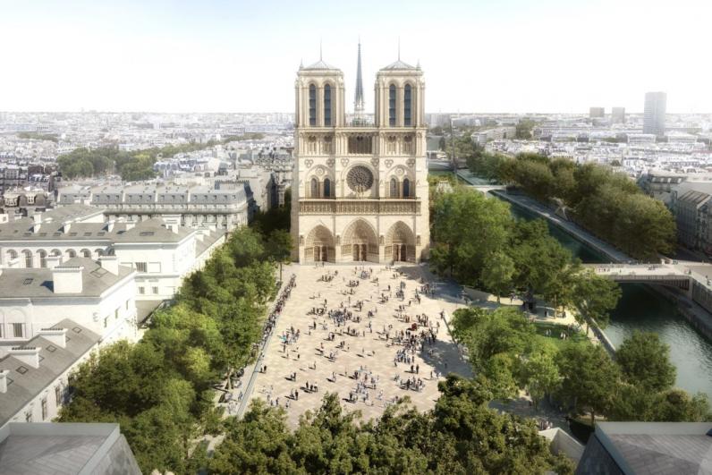 Bas Smets ontwerpt omgeving Notre-Dame in Parijs