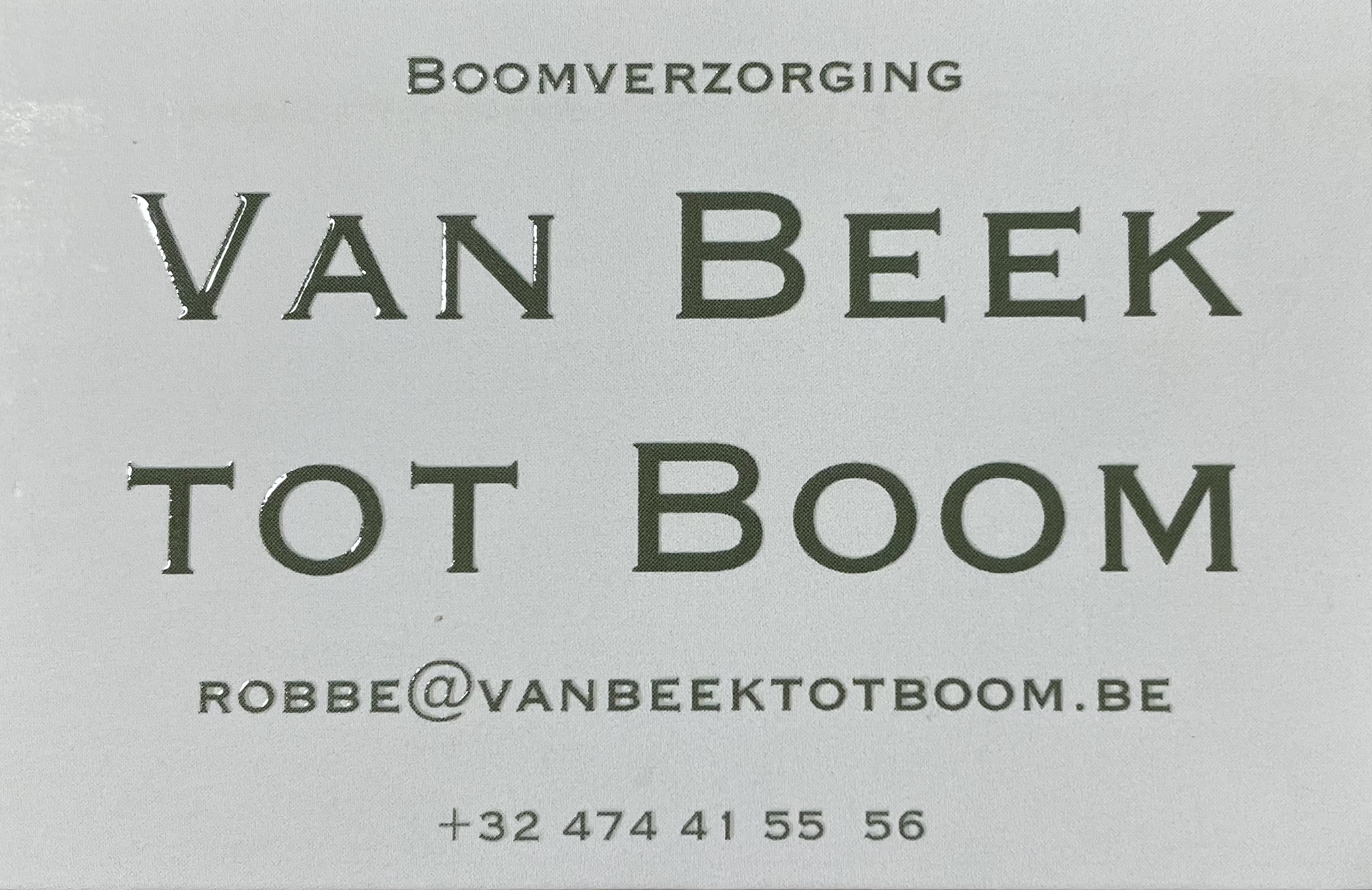 Van beek Tot Boom