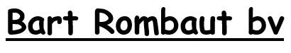 Bart Rombaut bv