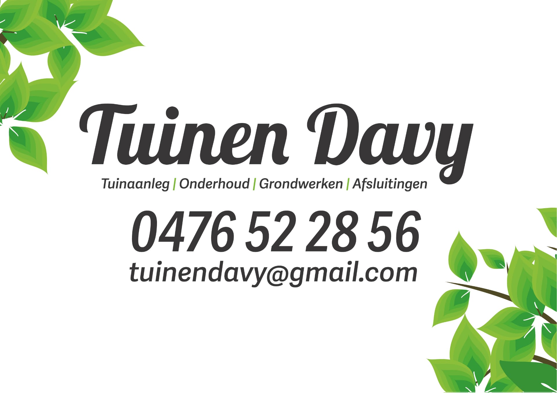 Tuinaanleg & onderhoud Davy Van den Driessche 