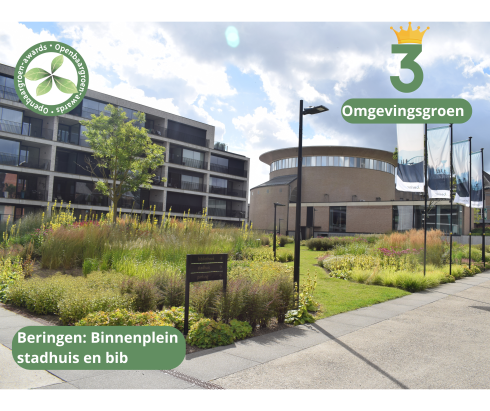 Beringen - Binnenplein stadhuis en bibliotheek © VVOG