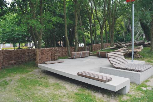 Landschapspark de Stationsput in Ichtegem Landschapspark de Stationsput in Ichtegem