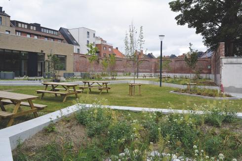 Binnentuin stadhuis Izegem