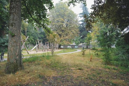 Ontharding van Vogelenzangpark in Gent