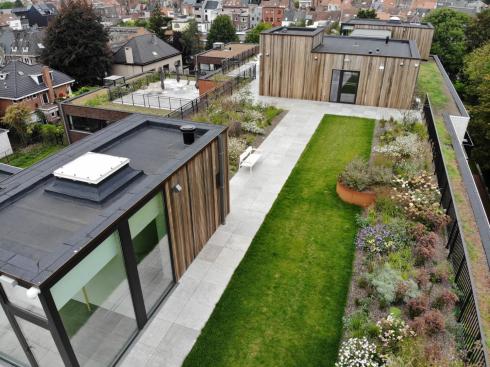 Daktuin WZC Zilversterre in Gent Daktuin WZC Zilversterre in Gent