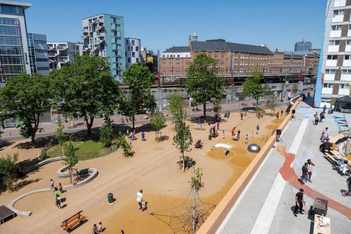 Brigitinnenpark wint Brussels Architecture Prize © Urban Brussels