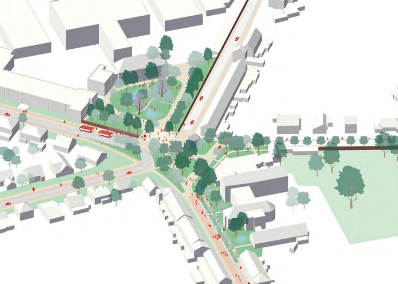 Ontwerptekening van leefbuurt Don Bosco © Witteveen+Bos