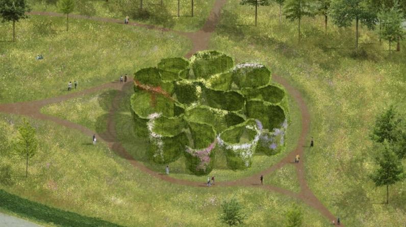 Impressie van de Dwaaltuin © Gijs Van Vaerenbergh