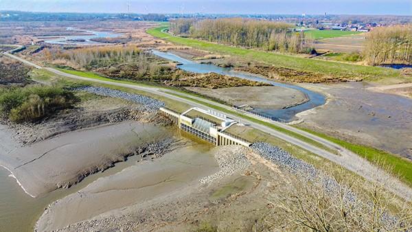 Het Sigmaplangebied Wal-Zwijn is open voor bezoekers. © De Vlaamse Waterweg