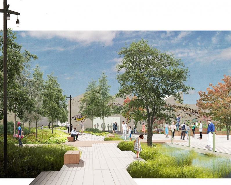 OKRA en BRUT ontwerpen nieuw stadspark in Brussel
