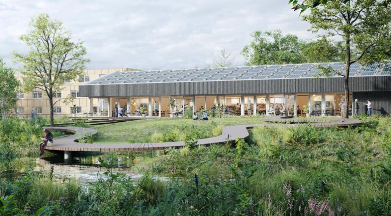 Aquafin bouwt duurzame groene campus