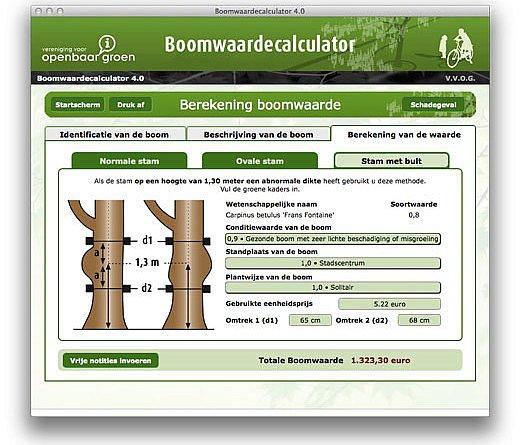 Waardebepaling van bomen: Nieuwe eenheidsprijs 2022