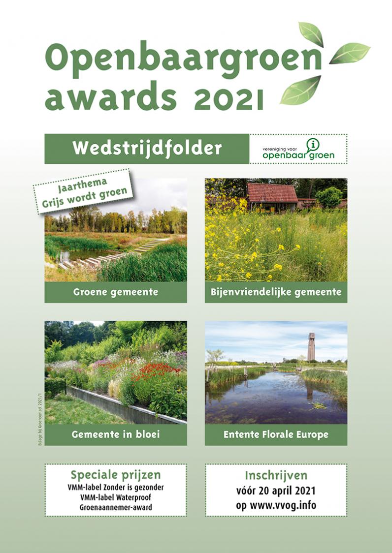 Finale Openbaargroen-awards 2021 uitgesteld