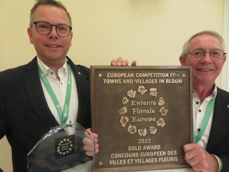 Gouden medaille voor Diksmuide in Entente Florale Europe 2022