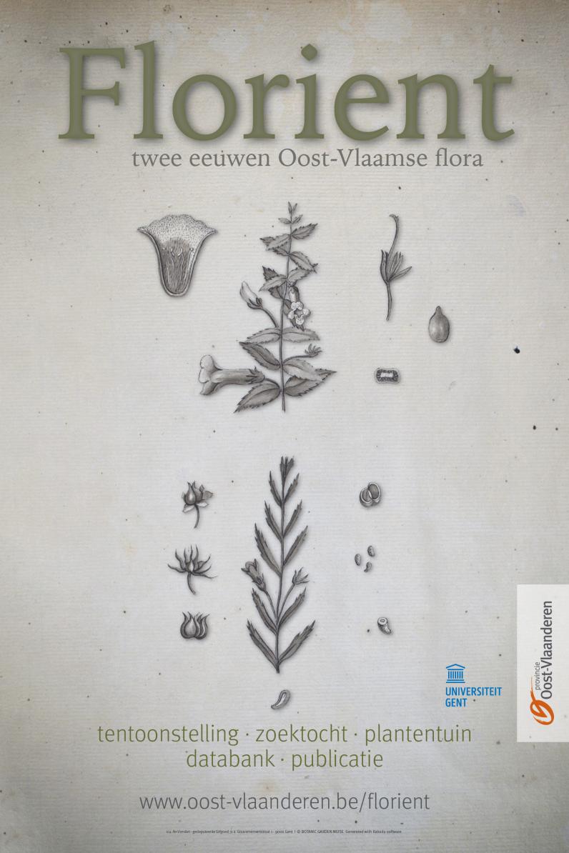 Rondreizende tentoonstelling ‘Florient Express: twee eeuwen Oost-Vlaamse flora’