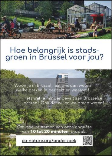 Hoe belangrijk is stadsgroen in Brussel voor jou?