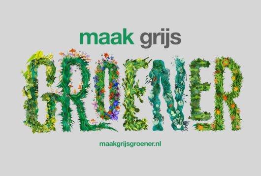 Publiekscampagne Maak Grijs Groener wil belang van biodiversiteit tot leven brengen