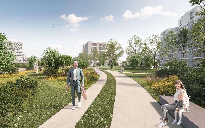 Mechelen / Betoncentrale wordt nieuw groen-blauw stadspark