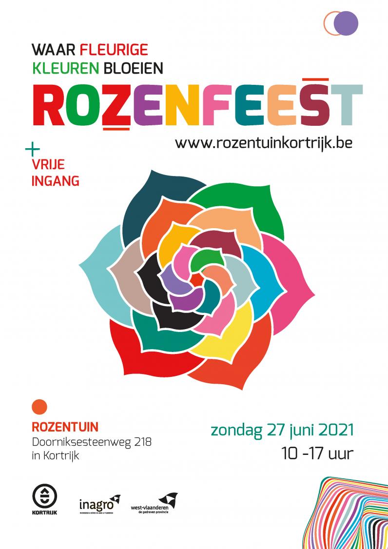 Rozenfeest Provinciale Rozentuin Kortrijk