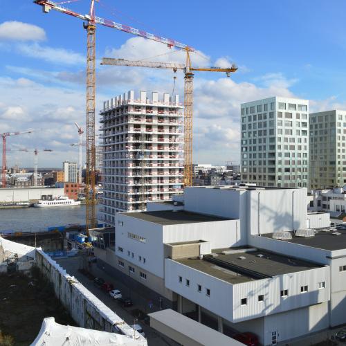 Woontorens op het Eilandje in Antwerpen © DimiTalen / Wikimedia Common