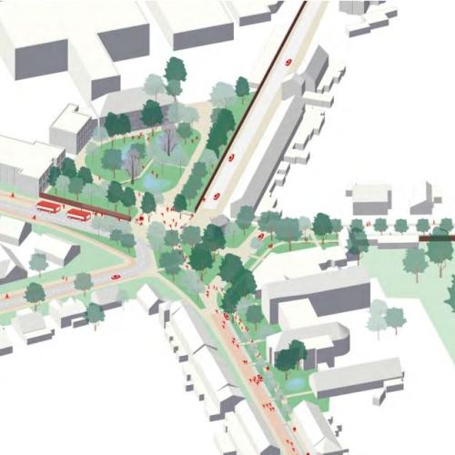 Ontwerptekening van leefbuurt Don Bosco © Witteveen+Bos