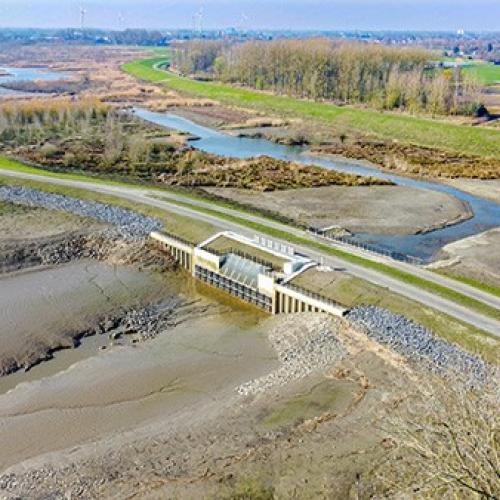 Het Sigmaplangebied Wal-Zwijn is open voor bezoekers. © De Vlaamse Waterweg