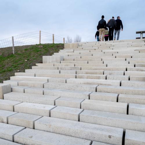 Versterk de Scheldekust’, winnaar van de categorie Precast in Landscape. © Ebema