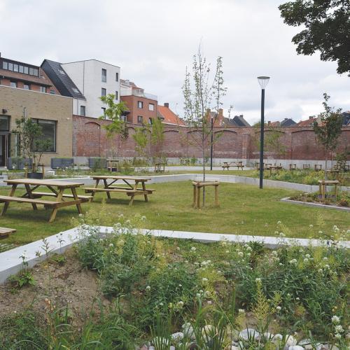 Binnentuin stadhuis Izegem