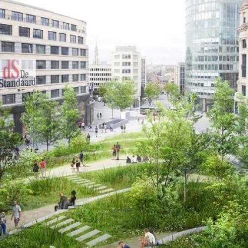 Brussel / Masterplan met 'urban forests' voor Noord-Zuidverbinding