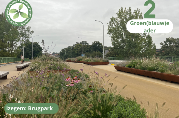 Izegem - Brugpark en Korenmarkt © VVOG