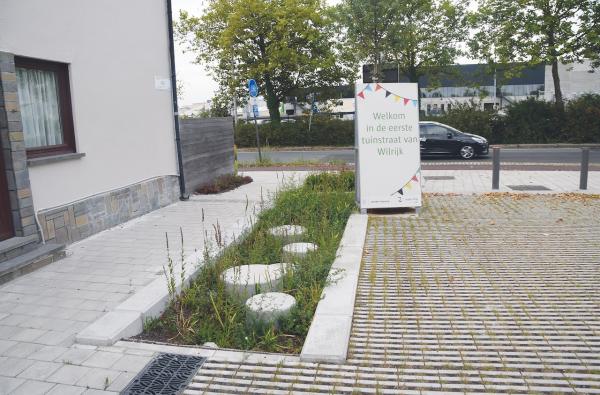 Tuinstraat Aziëlaan in Antwerpen-Wilrijk