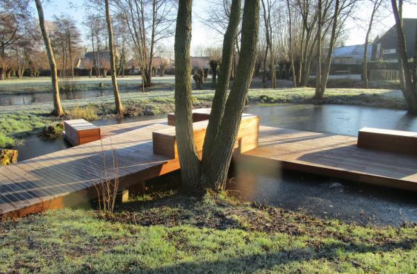 Landschapsgroen Montpellier in Brugge