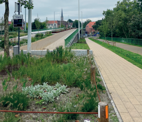 Het Brugpark te Izegem © VVOG