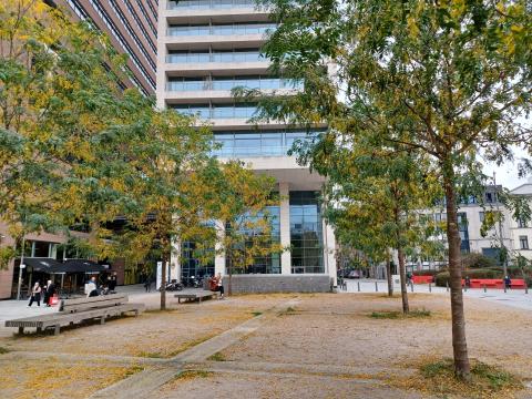 De huidige situatie van het Mediaplein. © Jan Vilain/Ruimtereporter