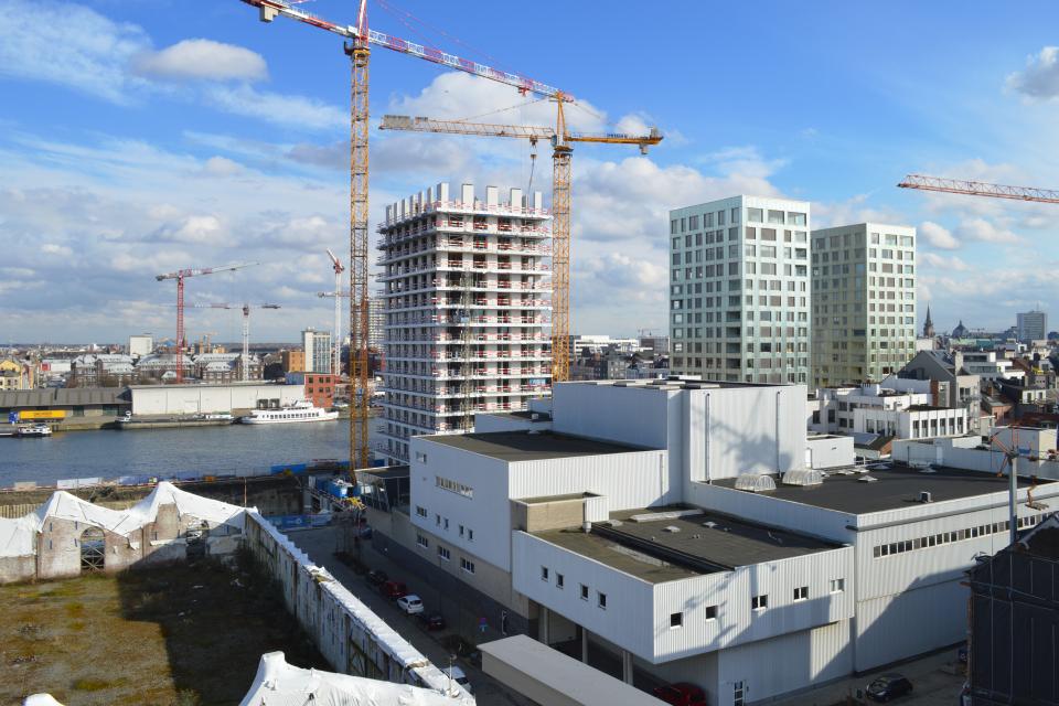 Woontorens op het Eilandje in Antwerpen © DimiTalen / Wikimedia Common