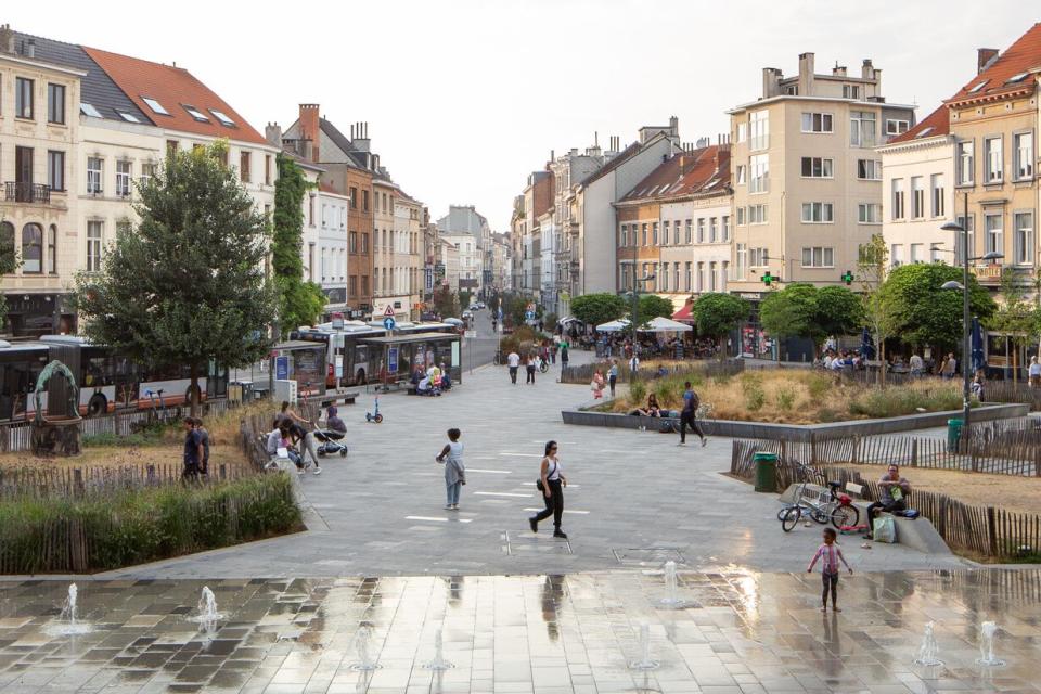 Illustratiebeeld publieke ruimte in Brussel © Urban