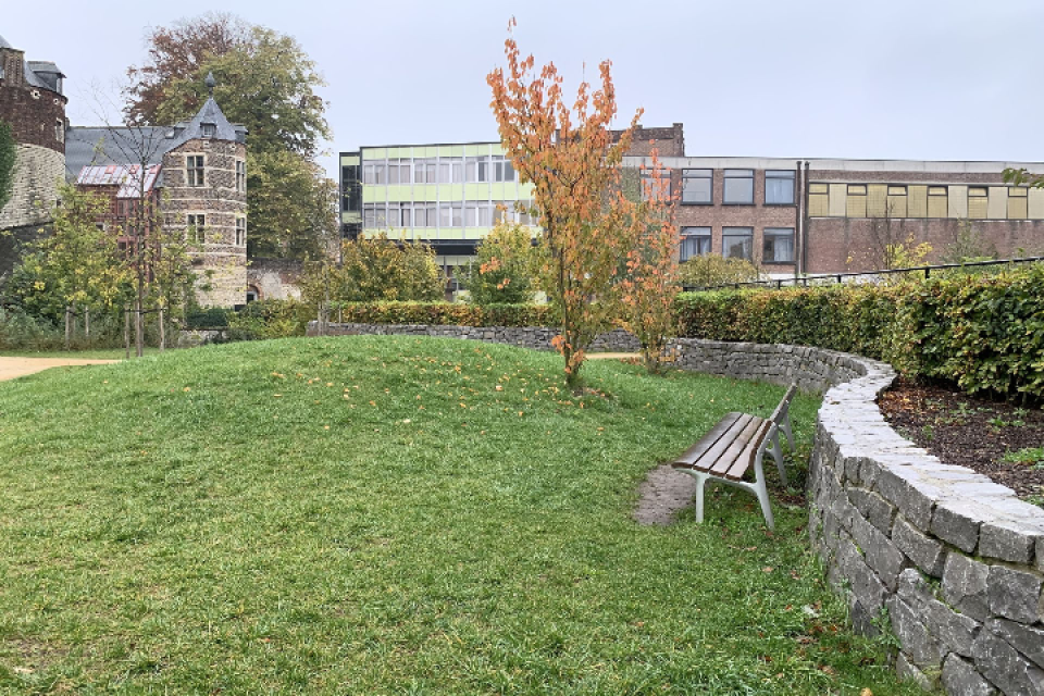 Het Janseniuspark integreert erfgoed en stadsontwikkeling. © Servibo