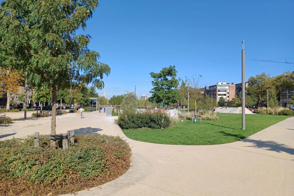 Het Antwerpse Zuidpark. © ruimtereporter