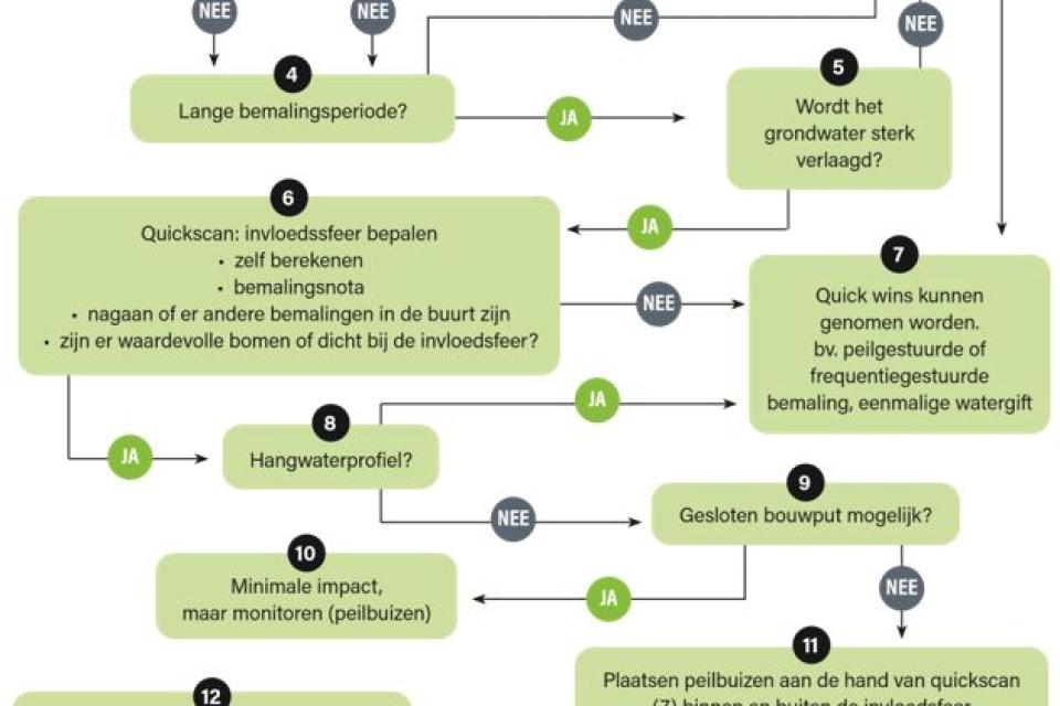 Stroomschema bronbemaling © Bomen Beter Beheren