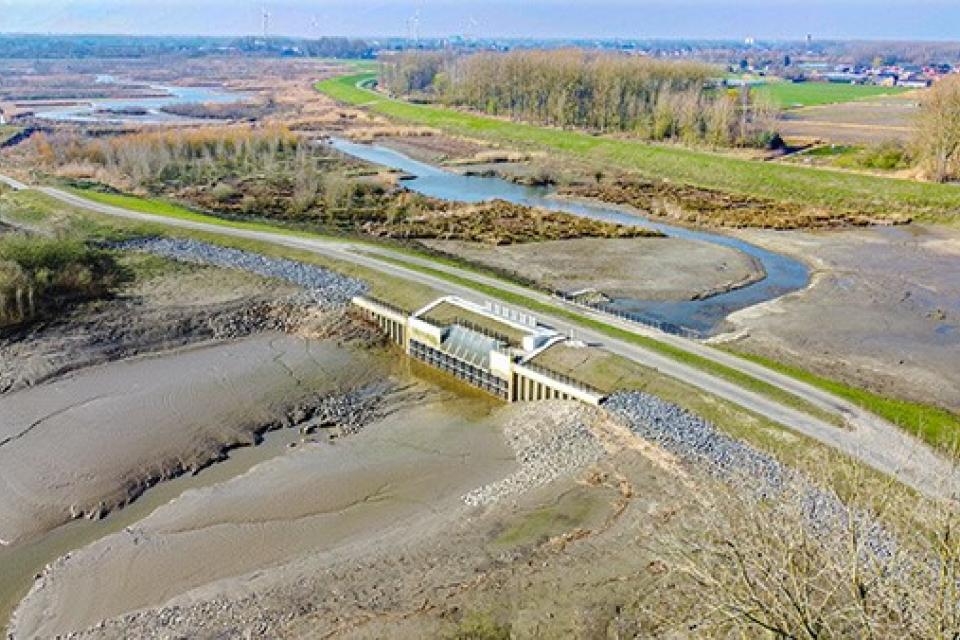 Het Sigmaplangebied Wal-Zwijn is open voor bezoekers. © De Vlaamse Waterweg
