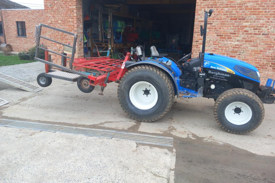 machinaal planten van blote wortels