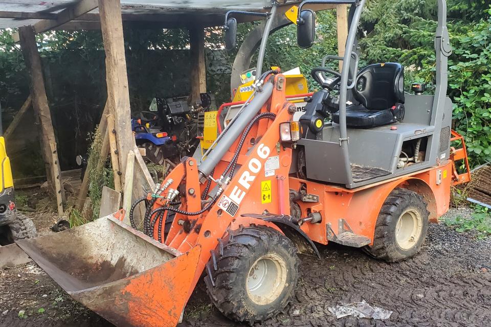 één van onze machines in actie