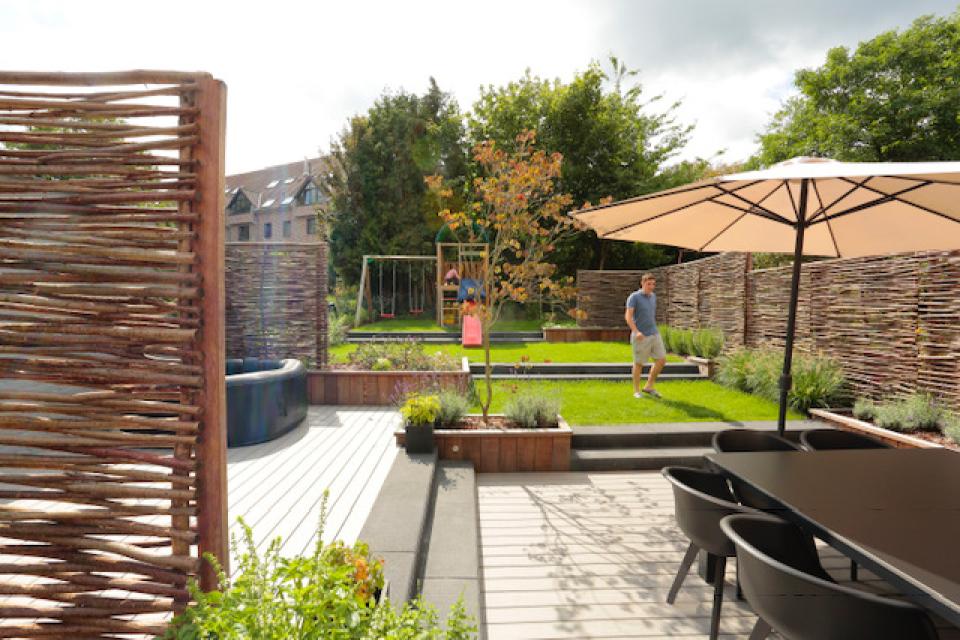 Trappen in de tuin