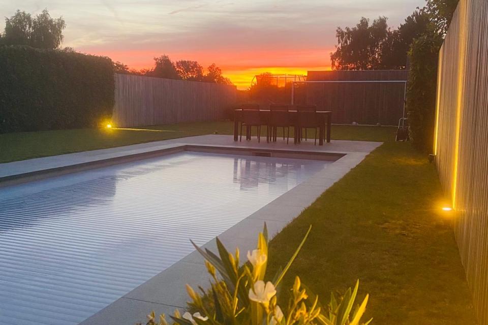 Tuin met zwembadproject