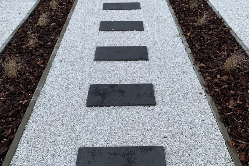 aanleg stap pad 