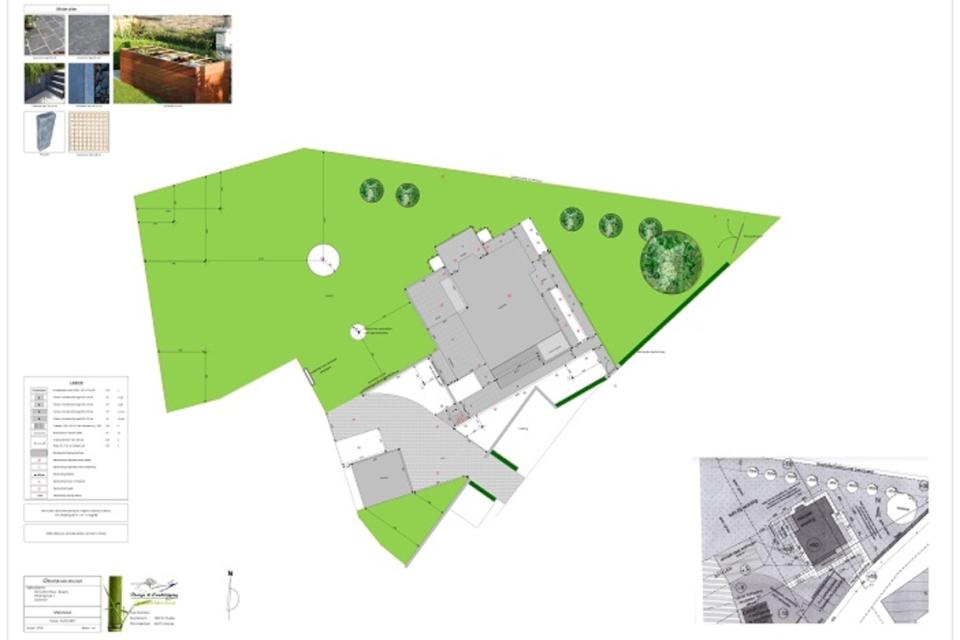 Matenplan met meetstaat