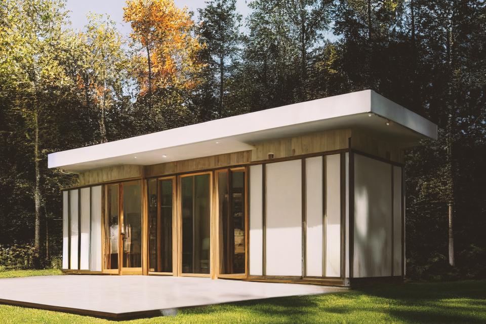 Ontwerpen en creëren van bijgebouw 