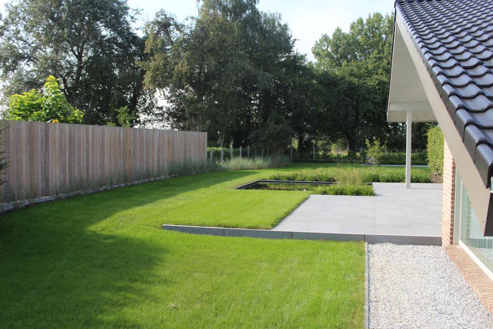 Tuin siervijver te Oudegem