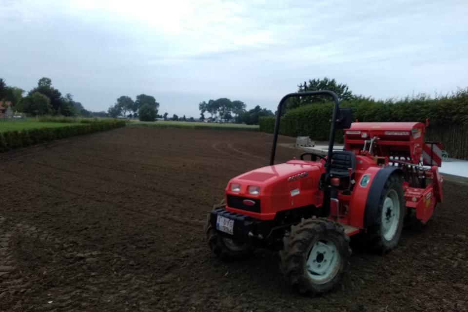 inzaaien van gazons en weides