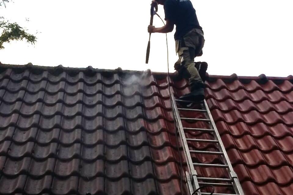 Werken op het dak